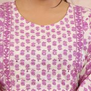 LONG ANARKALI KURTI PANT DUPATTA SET