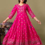 LONG FROCK GHERA GAOUN KURTI ( ANARKALI KURTI )