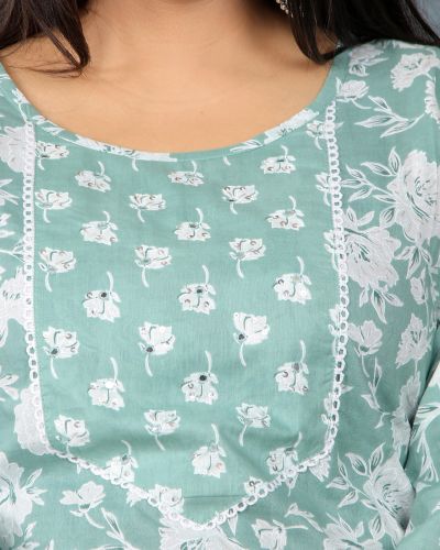 KURTI PANT DUPATTA SET