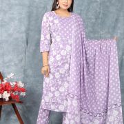 KURTI PANT DUPATTA SET