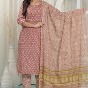 KURTI PANT DUPATTA SET