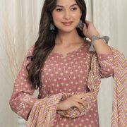 KURTI PANT DUPATTA SET