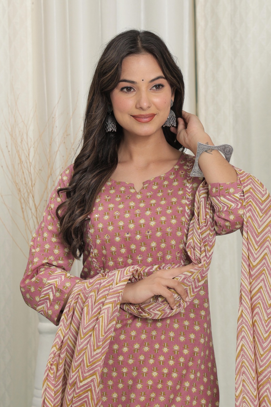 KURTI PANT DUPATTA SET