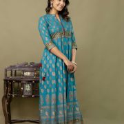 LONG FROCK GHERA GAOUN KURTI ( ANARKALI KURTI )