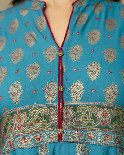 LONG FROCK GHERA  GAOUN KURTI  ( ANARKALI KURTI )