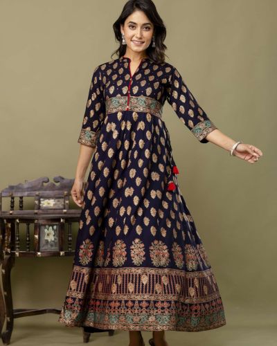 LONG FROCK GHERA  GAOUN KURTI  ( ANARKALI KURTI )
