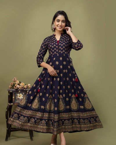 LONG FROCK GHERA  GAOUN KURTI  ( ANARKALI KURTI )