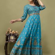 LONG FROCK GHERA  GAOUN KURTI  ( ANARKALI KURTI )
