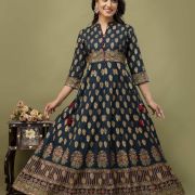 LONG FROCK GHERA  GAOUN KURTI  ( ANARKALI KURTI )