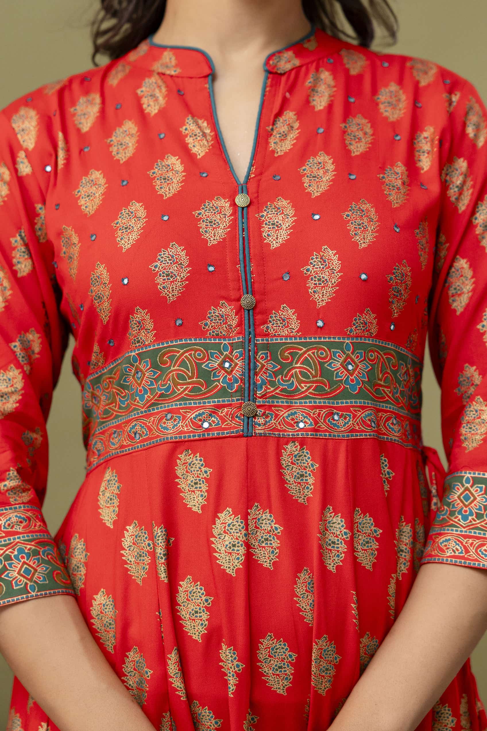 LONG FROCK GHERA  GAOUN KURTI  ( ANARKALI KURTI )