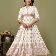 LONG FROCK GHERA  GAOUN KURTI  ( ANARKALI KURTI )