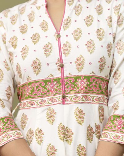 LONG FROCK GHERA  GAOUN KURTI  ( ANARKALI KURTI )