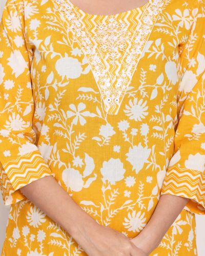 KURTI PANT DUPATTA SET
