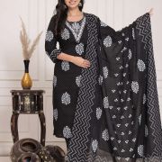 KURTI PANT DUPATTA SET
