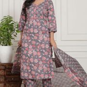 KURTI PANT DUPATTA SET