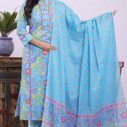 KURTI PANT DUPATTA SET
