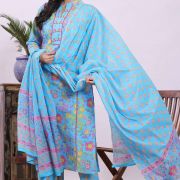 KURTI PANT DUPATTA SET