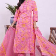 KURTI PANT DUPATTA SET