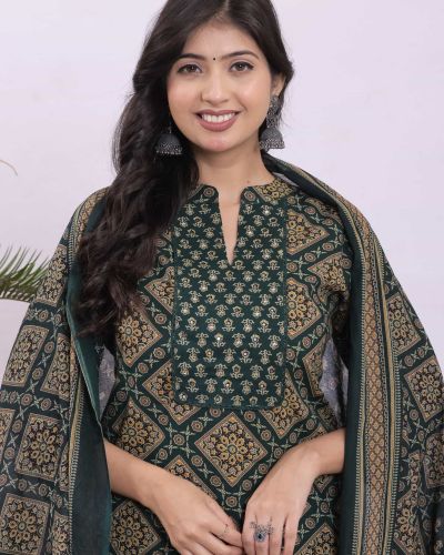 KURTI PANT DUPATTA SET