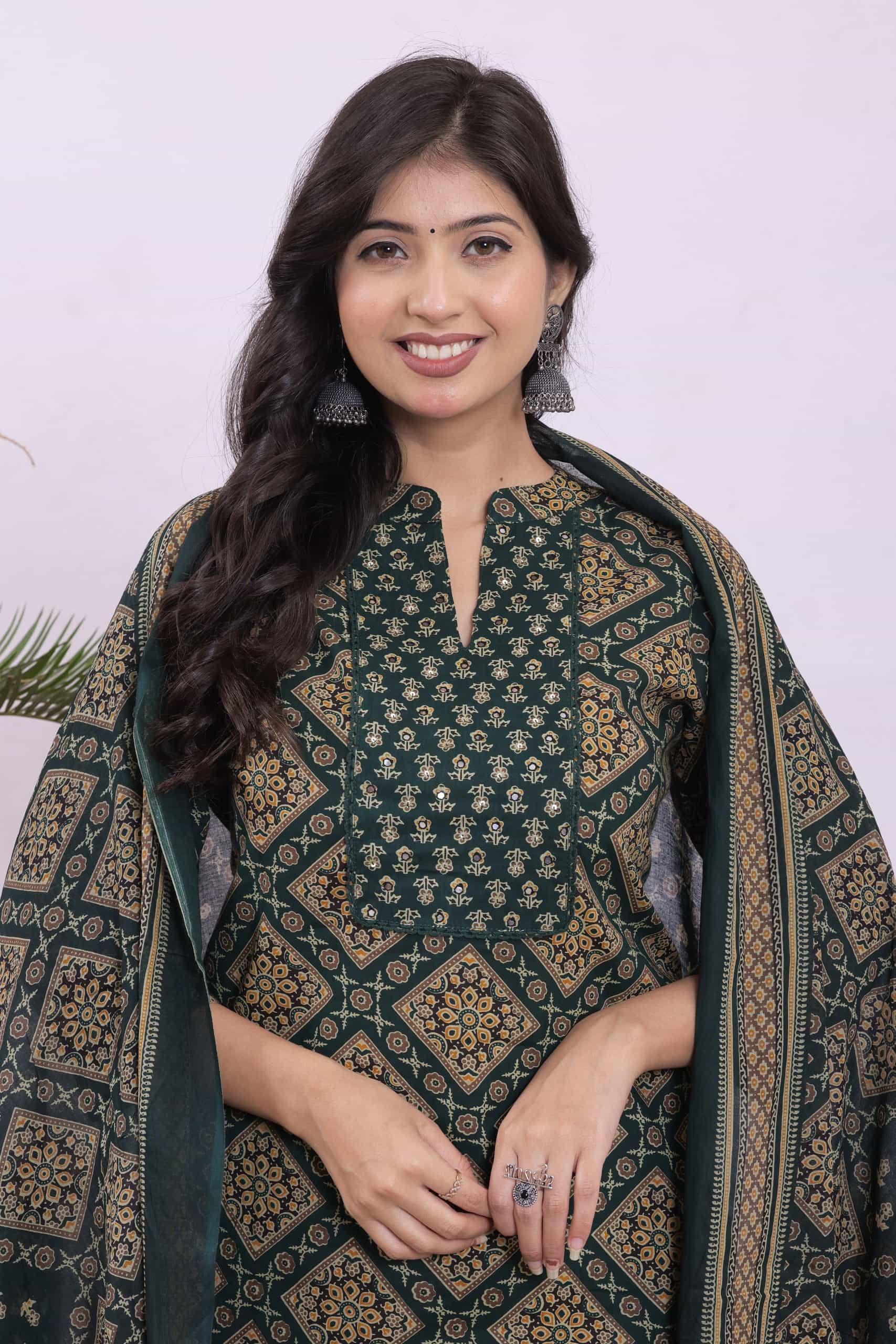 KURTI PANT DUPATTA SET
