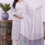 KURTI PANT DUPATTA SET