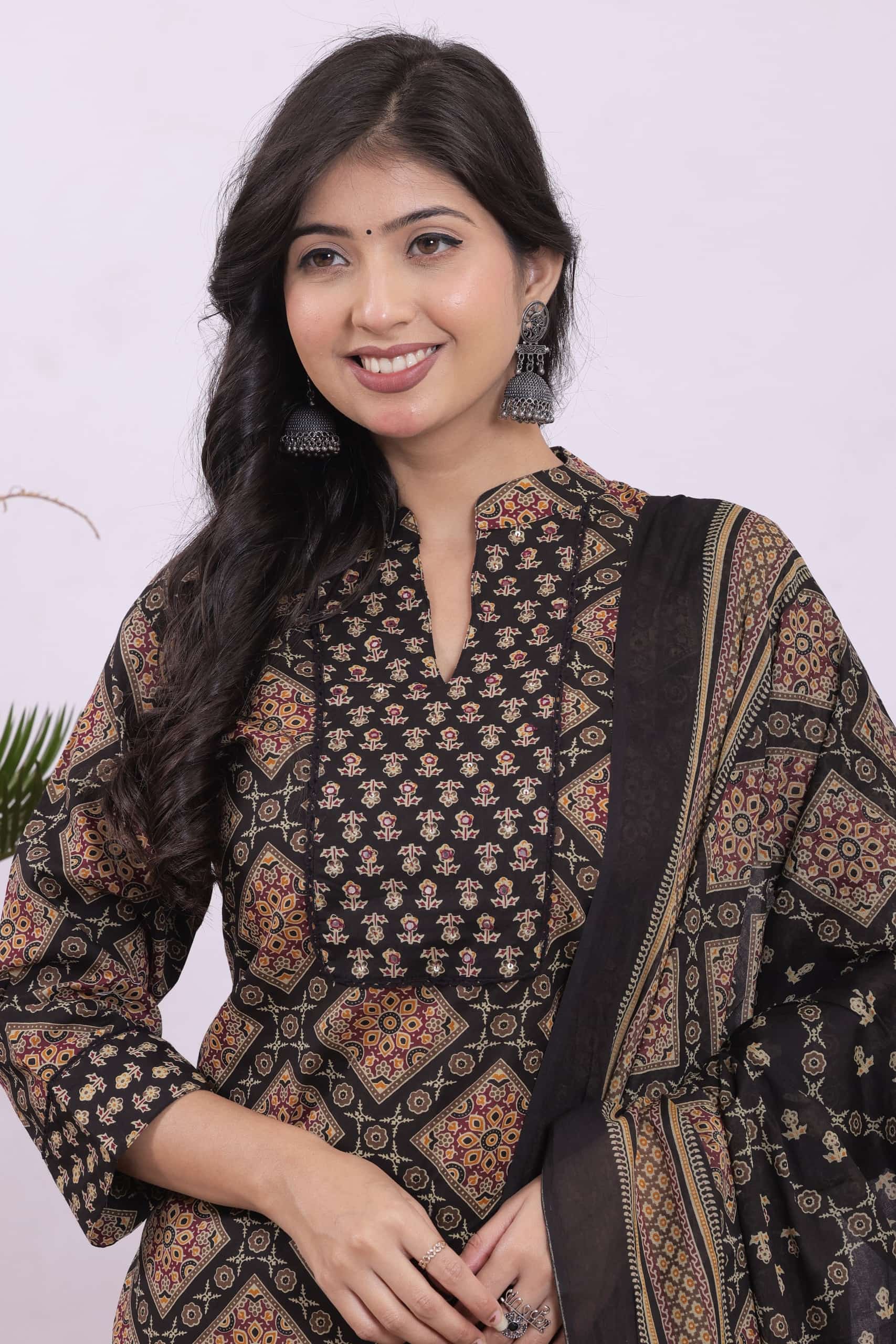 KURTI PANT DUPATTA SET