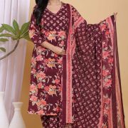 KURTI PANT DUPATTA SET