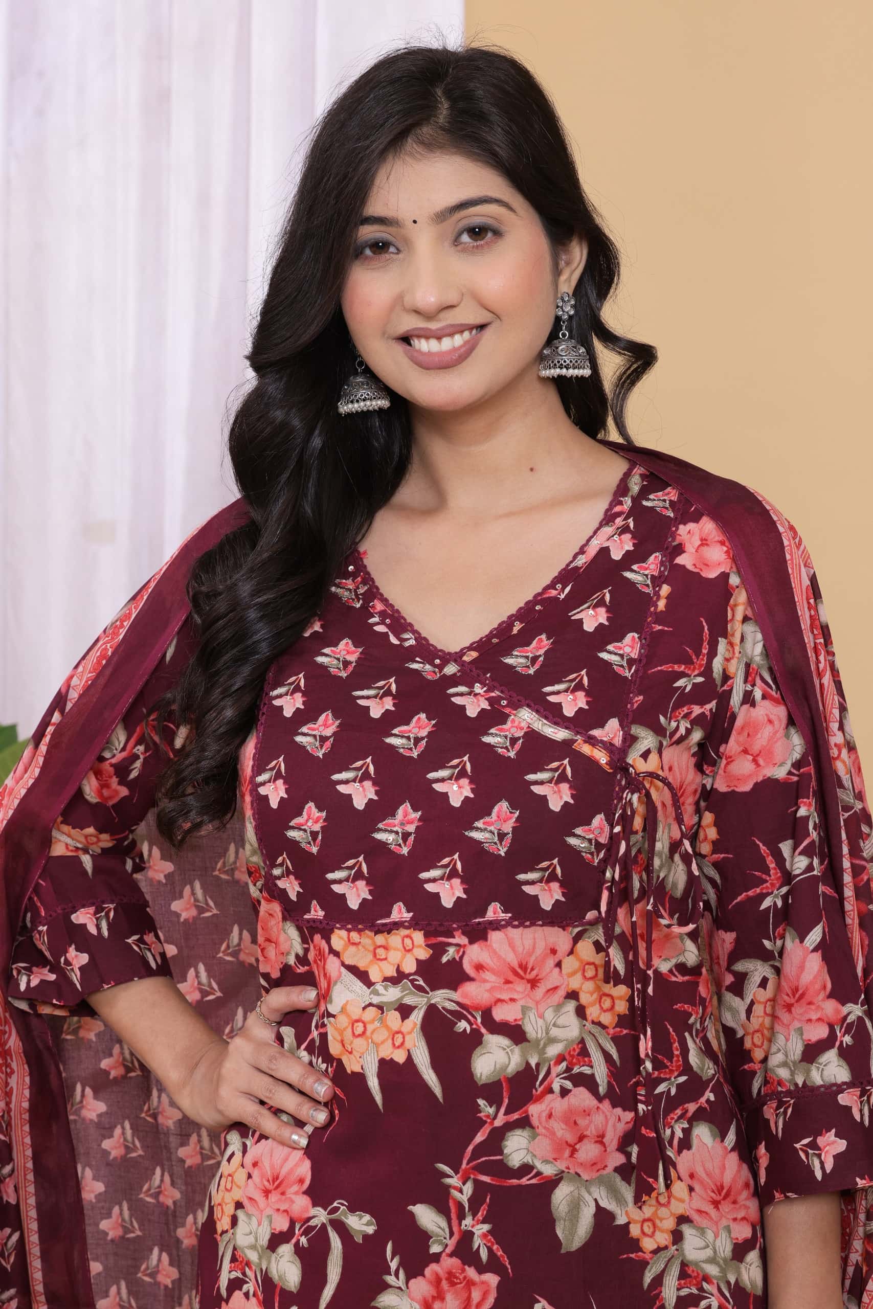KURTI PANT DUPATTA SET