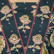 PURE COTTON LONG ANARKALI KURTI PANT DUPATTA SET