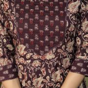 PURE COTTON LONG ANARKALI KURTI PANT DUPATTA SET