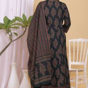 PURE COTTON LONG ANARKALI KURTI PANT DUPATTA SET