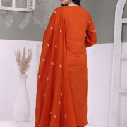 PURE  100% COTTON KURTI-PLAZO AND DUPATTA SET