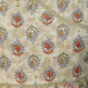 PURE COTTON LONG ANARKALI KURTI PANT DUPATTA SET