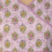 PURE COTTON LONG ANARKALI KURTI PANT DUPATTA SET